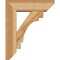 Ekena Millwork Merced Slat Rough Sawn Bracket w/ Offset Brace, Western Red Cedar, 6"W x 18"D x 22"H BKT0604X18X22MRC06RWR - alternate 3